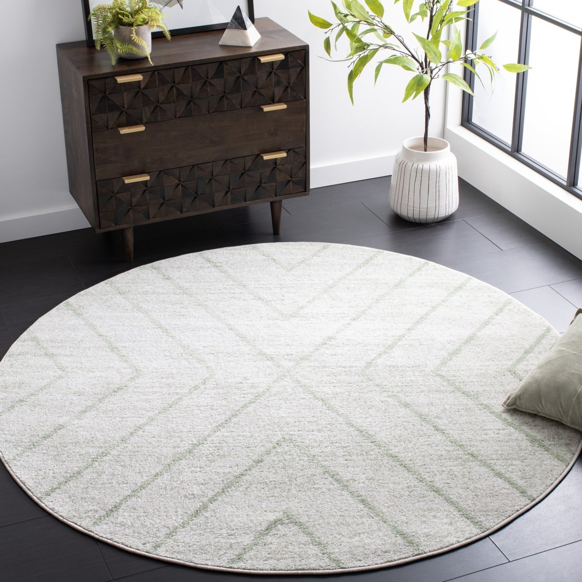 Safavieh Adirondack Adr251W Ivory/Sage Rugs.