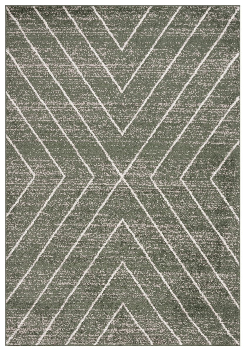 Safavieh Adirondack Adr251X Dark Green/Ivory Rug.