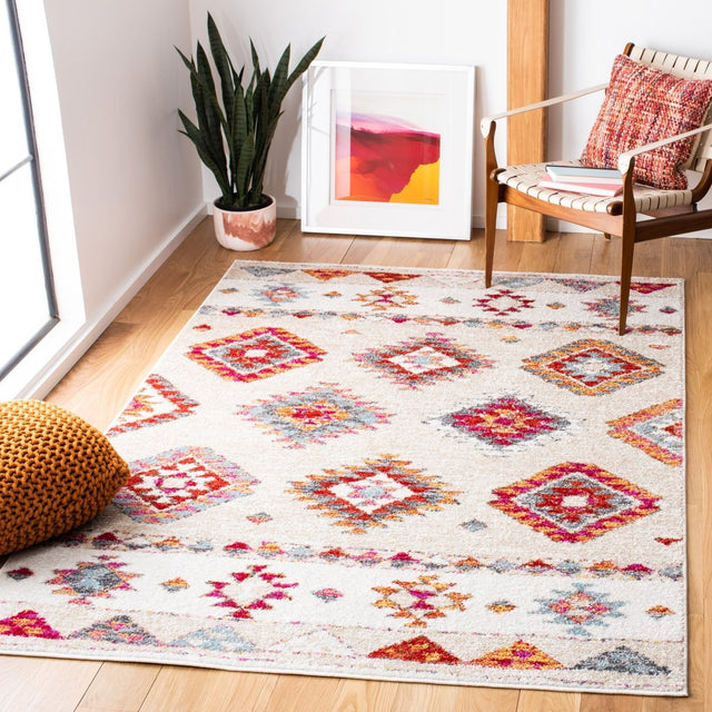 Safavieh Adirondack Adr252B Beige/Red Rugs.