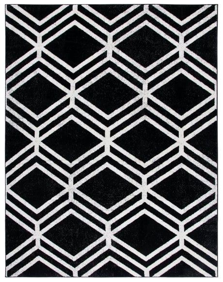 Safavieh Adirondack Adr253H Black/Ivory Rugs.