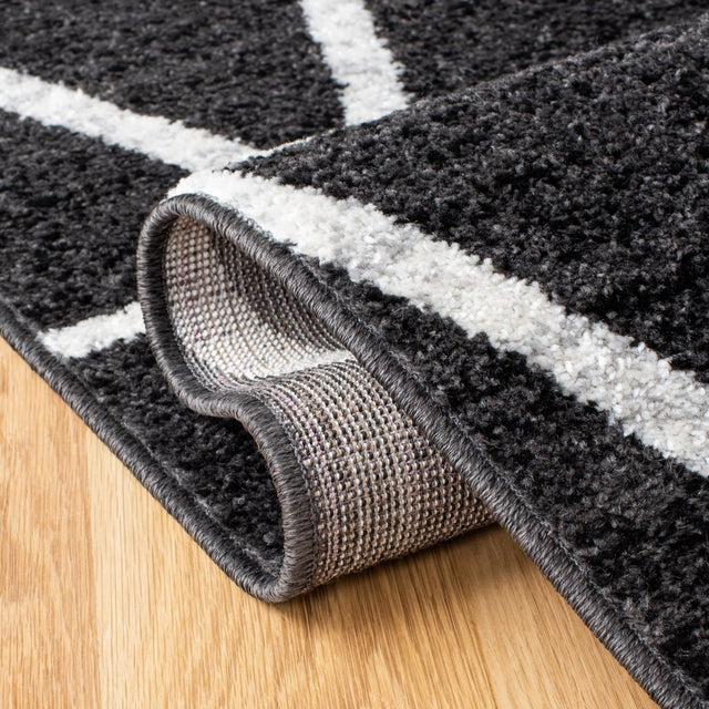 Safavieh Adirondack Adr262G Black/Ivory Rugs.