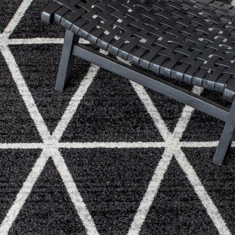 Safavieh Adirondack Adr262G Black/Ivory Rugs.