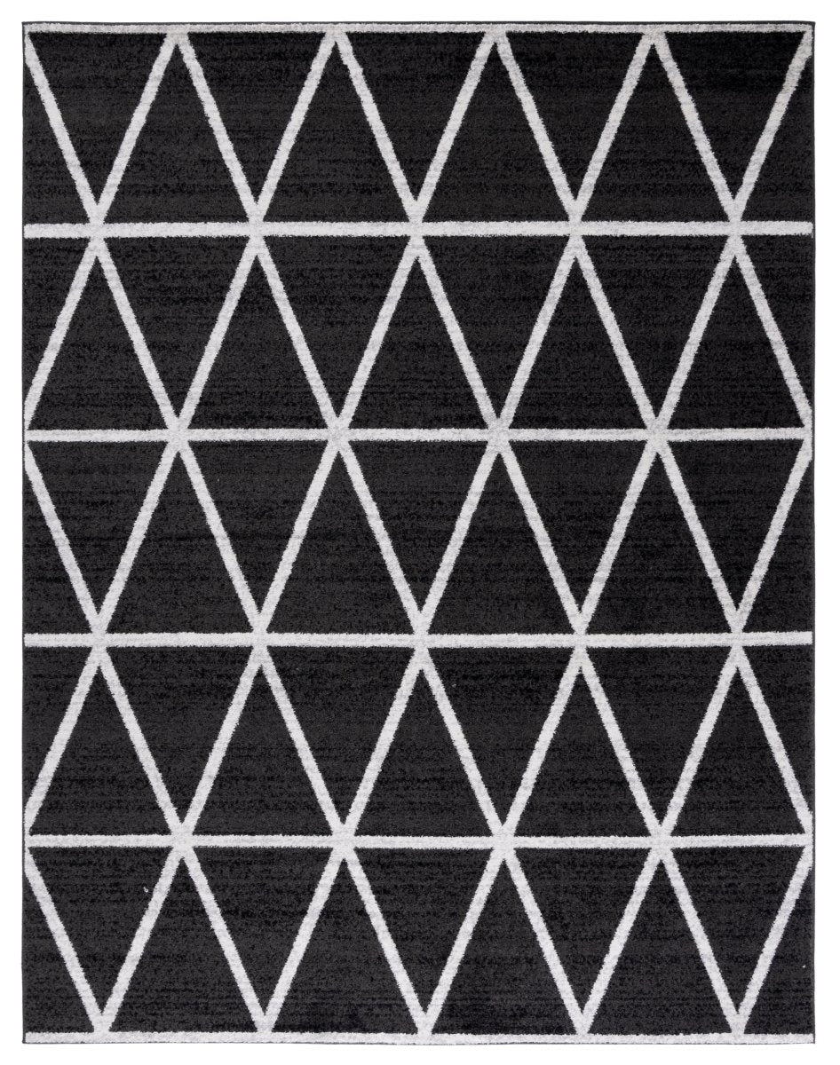 Safavieh Adirondack Adr262G Black/Ivory Rugs.