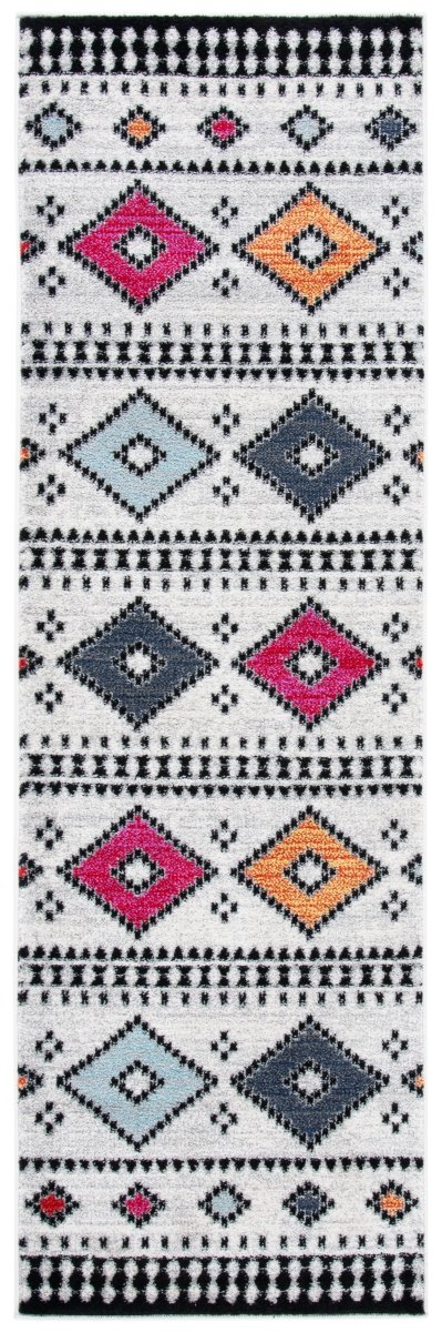 Safavieh Adirondack Adr279F Light Grey/Black Rugs.