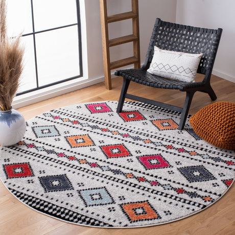 Safavieh Adirondack Adr279F Light Grey/Black Rugs.