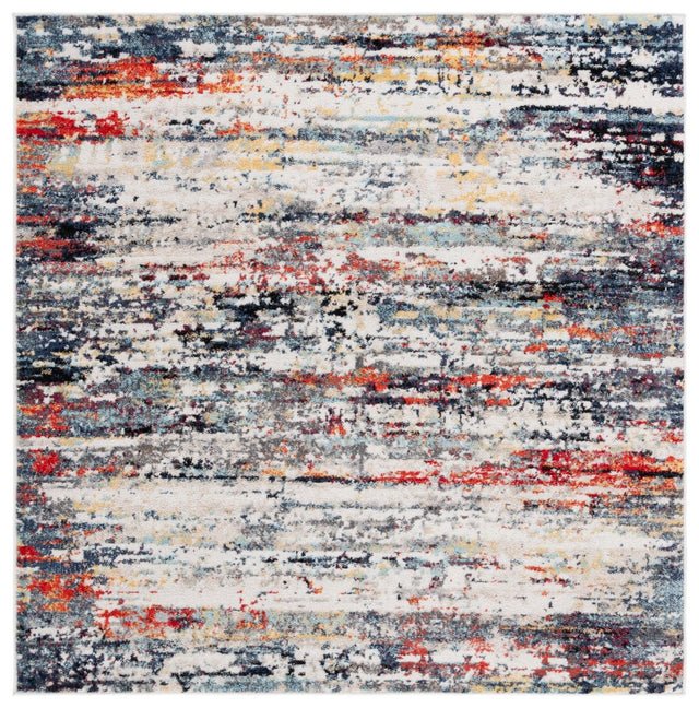 Safavieh Adirondack Adr290A Ivory/Navy Rust Rug.