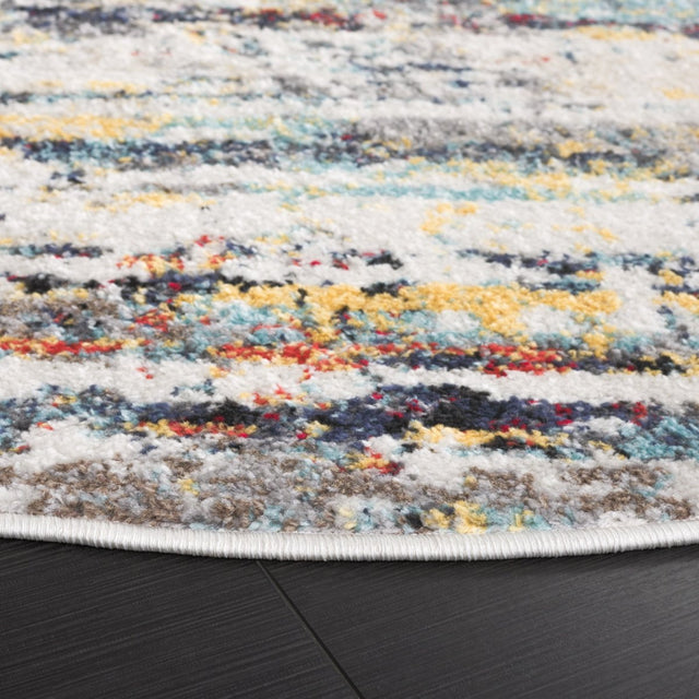 Safavieh Adirondack Adr290A Ivory/Navy Rust Rug.