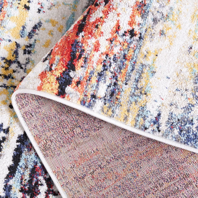 Safavieh Adirondack Adr290A Ivory/Navy Rust Rug.