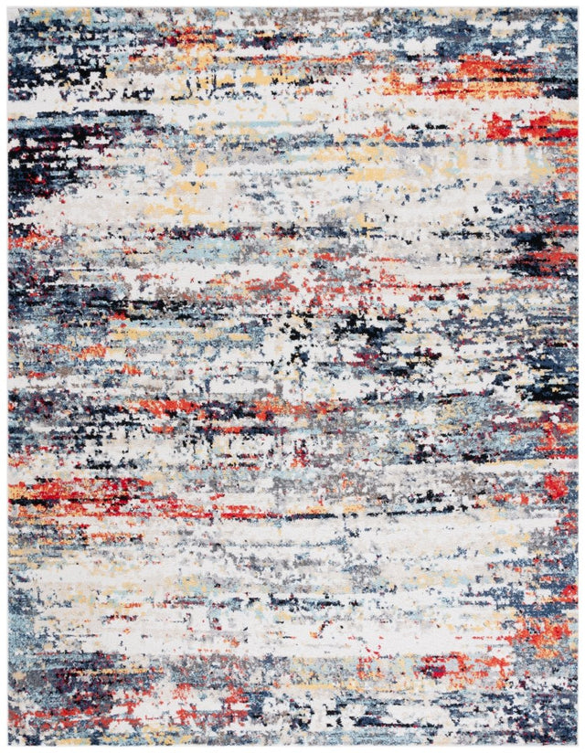 Safavieh Adirondack Adr290A Ivory/Navy Rust Rug.