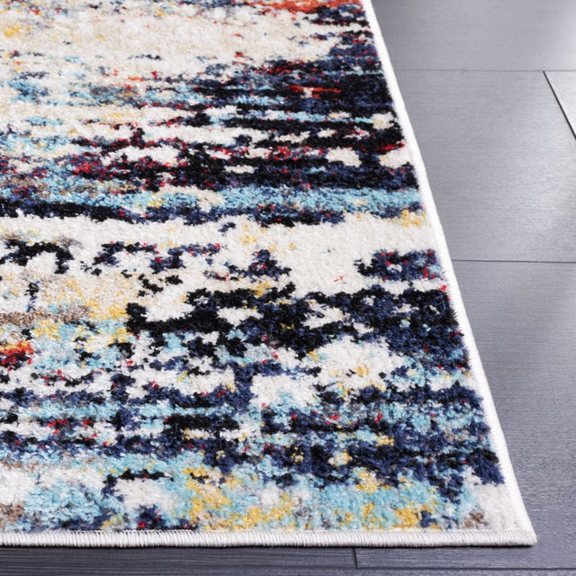 Safavieh Adirondack Adr290A Ivory/Navy Rust Rug.