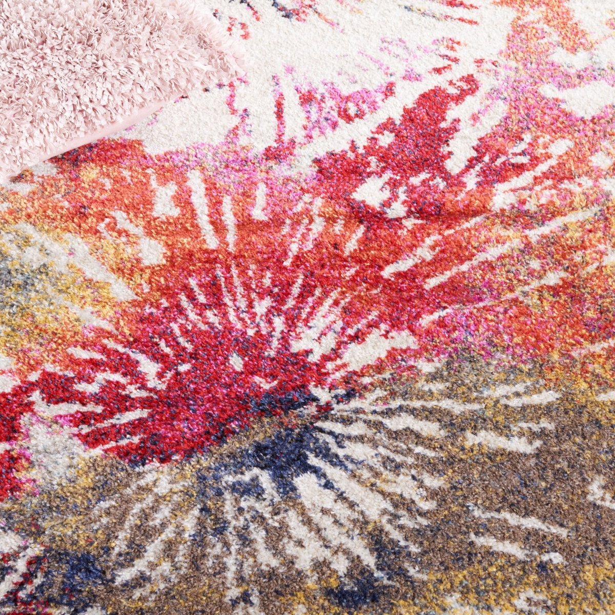 Safavieh Adirondack Adr292A Ivory/Fuchsia Gold Rug.