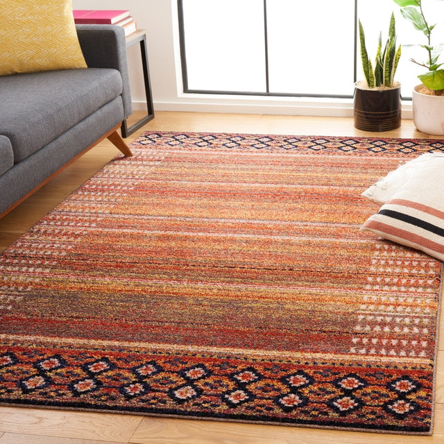 Safavieh Adirondack Adr293P Rust/Ivory Navy Rug.