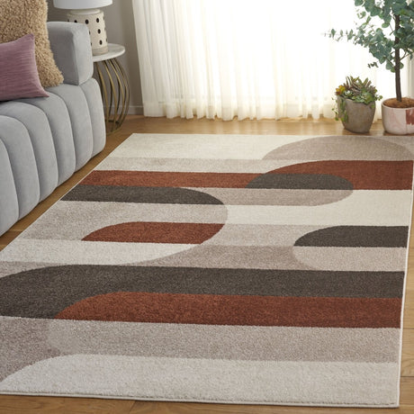 Safavieh Adirondack Adr295P Beige/Rust Rug.