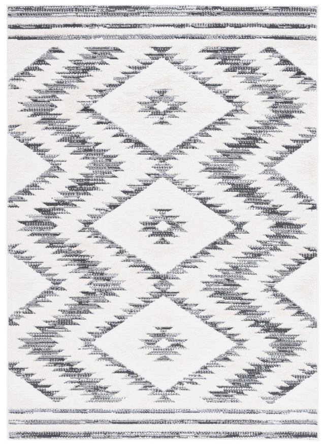 Safavieh Alamo Alm737H Ivory/Charcoal Rug.