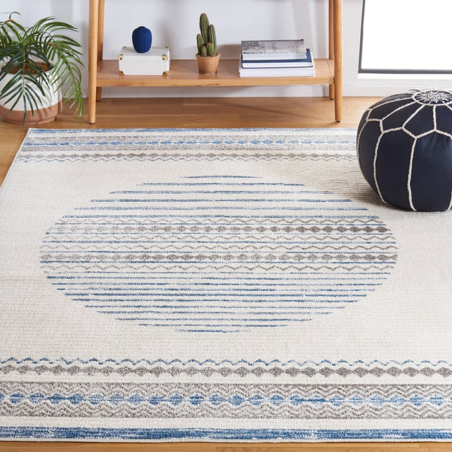 Safavieh Alamo Alm775N Ivory/Navy Rug.