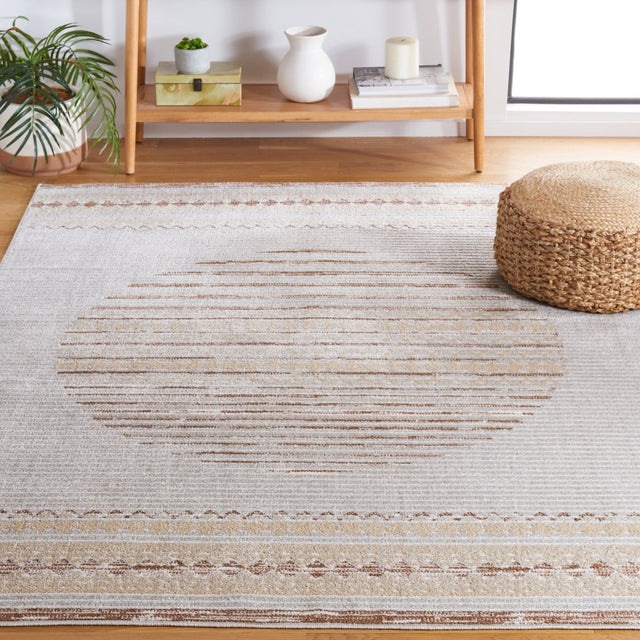 Safavieh Alamo Alm775T Ivory/Brown Rug.