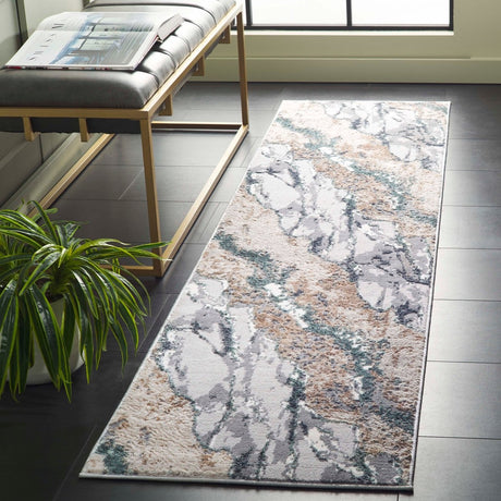 Safavieh Alenia Aln101F Grey/Blue Rug.