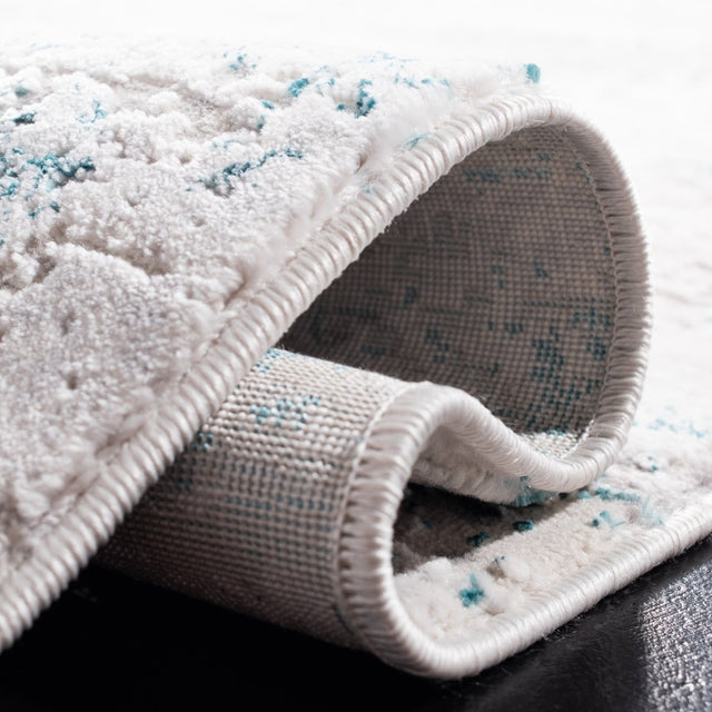 Safavieh Amalfi Amf572B Cream/Turquoise Rugs.