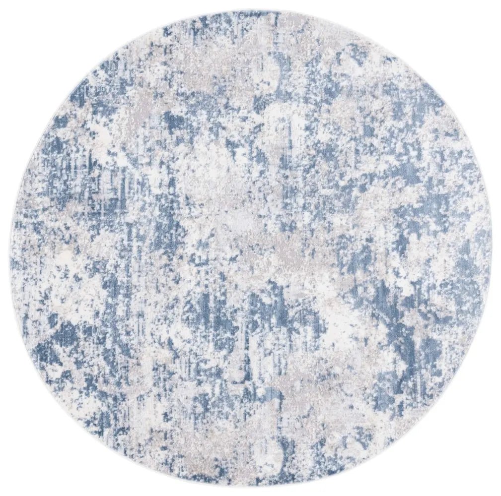 Safavieh Amelia 700 6'-7" x 6'-7" Rug in Dark Blue / Grey