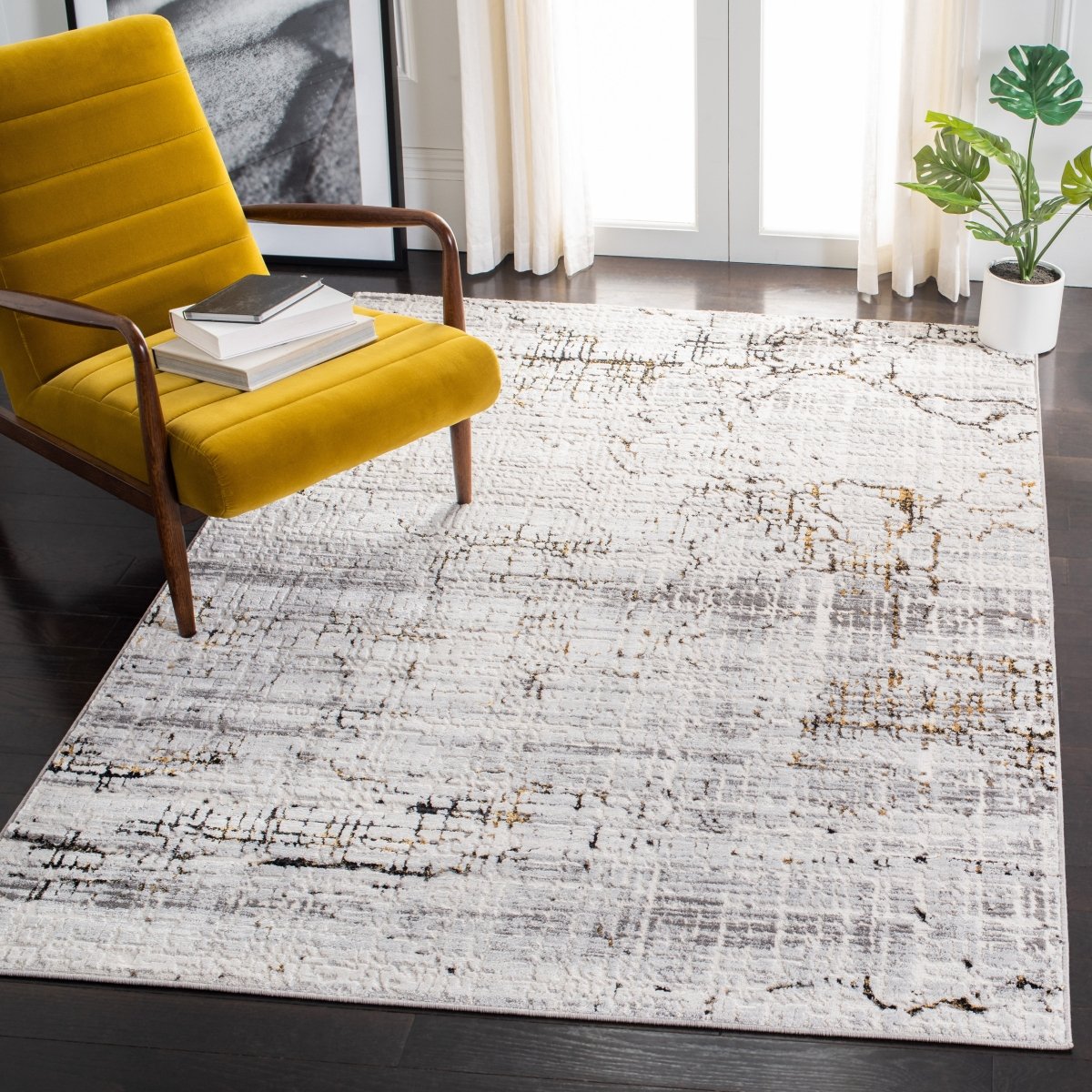 Safavieh Amelia Ala248F Grey/Gold Rugs.