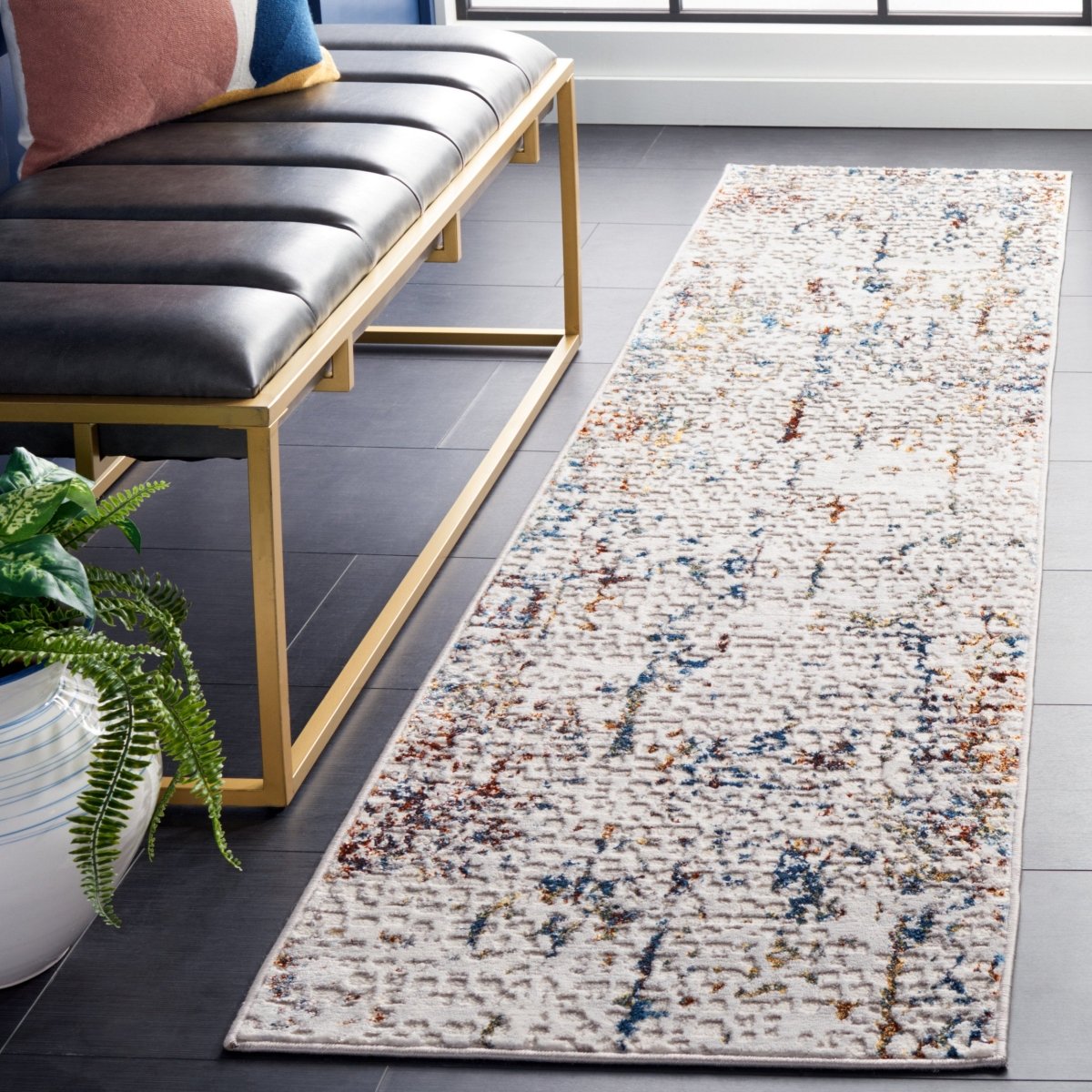 Safavieh Amelia Ala254K Grey/Light Grey Rug.