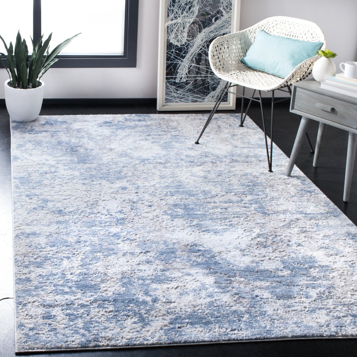 Safavieh Amelia Ala705F Grey/Blue Rug.