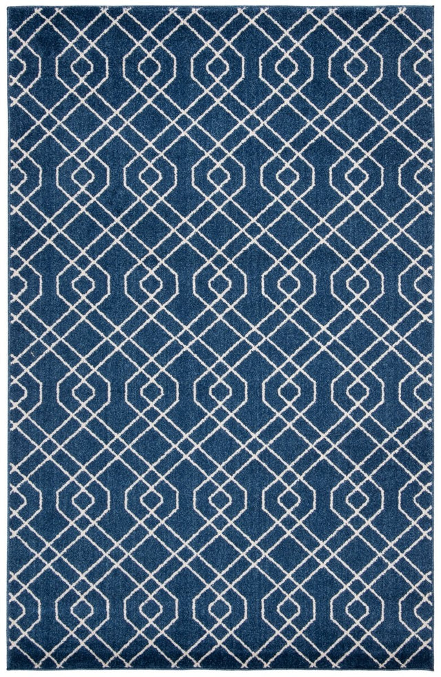 Safavieh Amherst Amt407P Navy/Beige Rug.