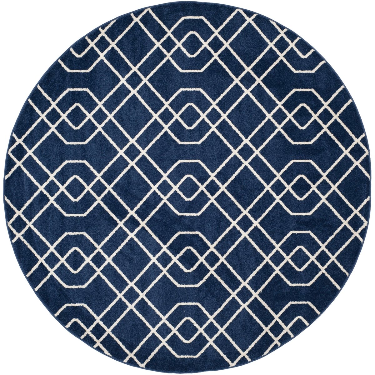 Safavieh Amherst Amt407P Navy/Beige Rug.