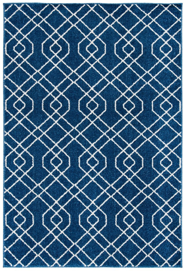 Safavieh Amherst Amt407P Navy/Beige Rug.