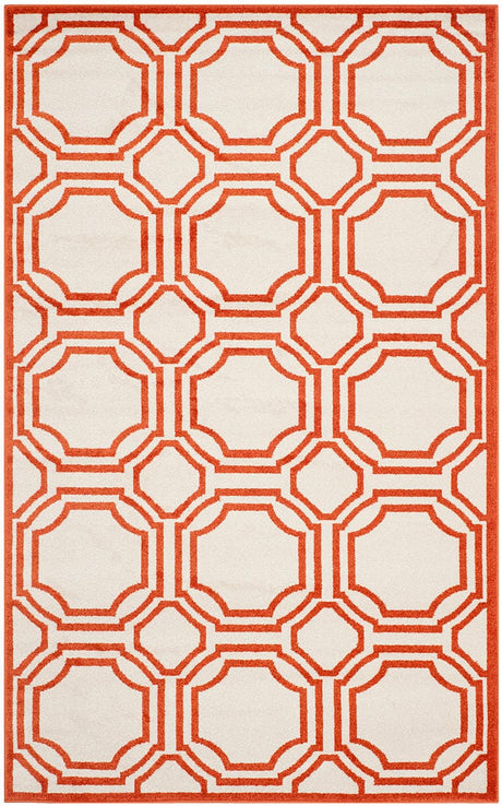 Safavieh Amherst Amt411F Ivory / Orange Rugs.