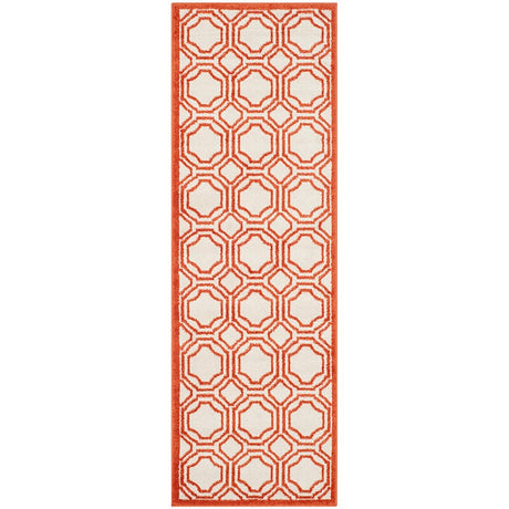 Safavieh Amherst Amt411F Ivory / Orange Rugs.