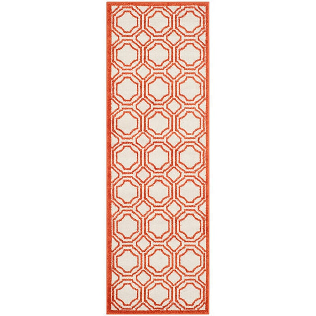 Safavieh Amherst Amt411F Ivory / Orange Rugs.
