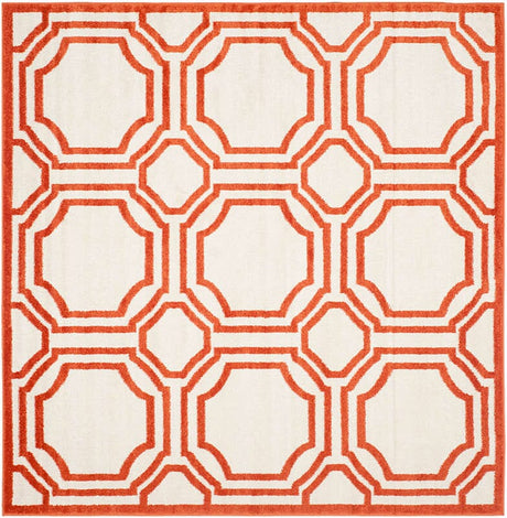 Safavieh Amherst Amt411F Ivory / Orange Rugs.