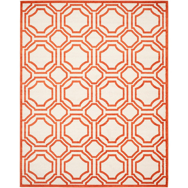 Safavieh Amherst Amt411F Ivory / Orange Rugs.