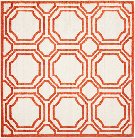 Safavieh Amherst Amt411F Ivory / Orange Rugs.