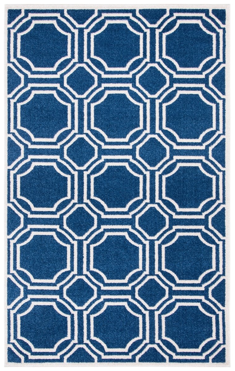 Safavieh Amherst Amt411P Navy / Ivory Rugs.