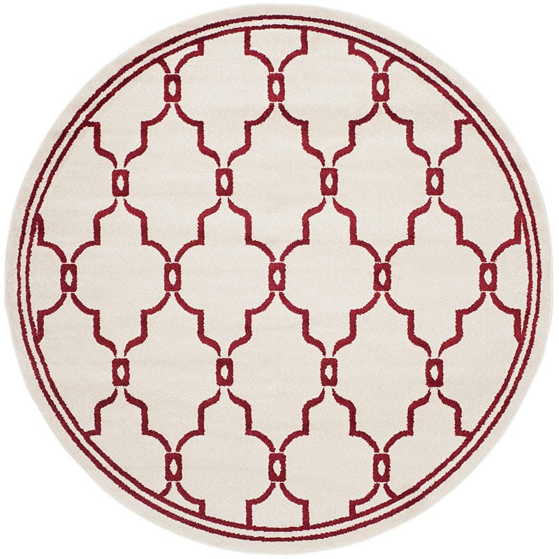 Safavieh Amherst Amt414H Ivory / Red Rugs.