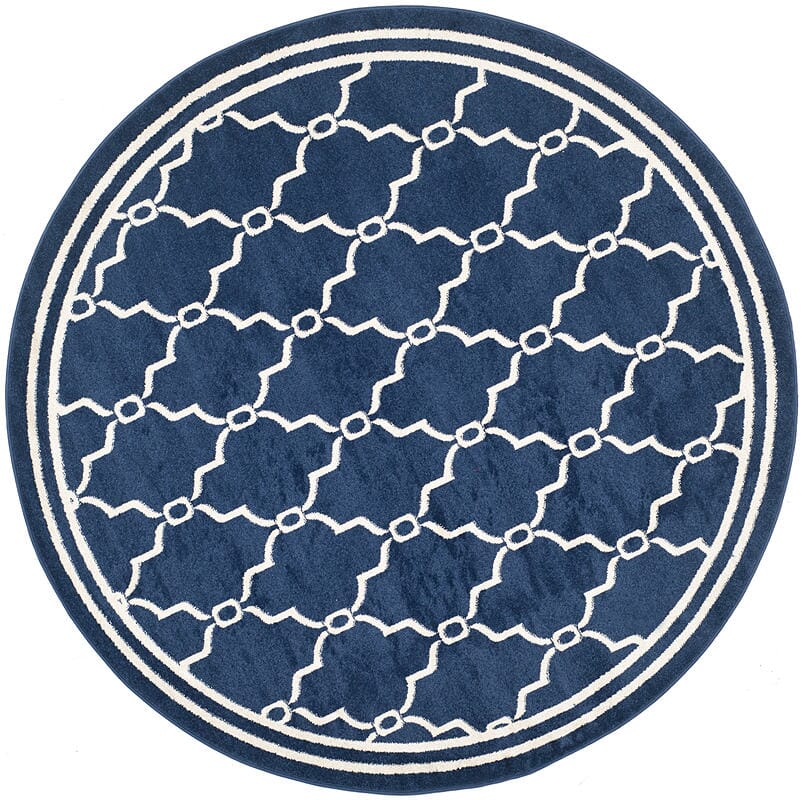 Safavieh Amherst Amt414P Navy / Beige Rugs.
