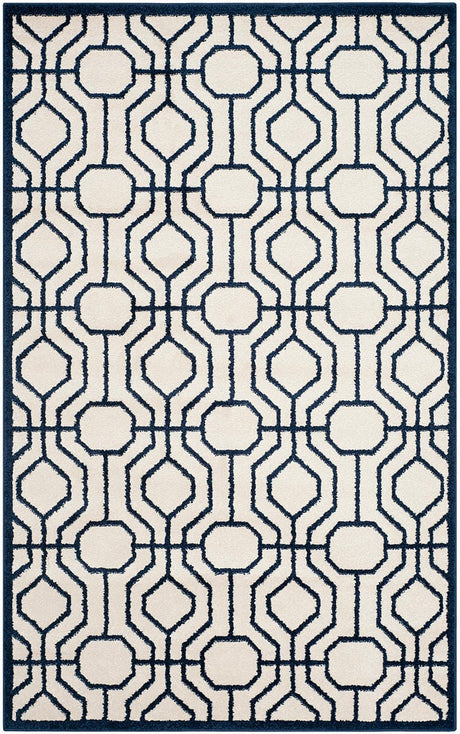Safavieh Amherst Amt416M Ivory / Navy Rugs.
