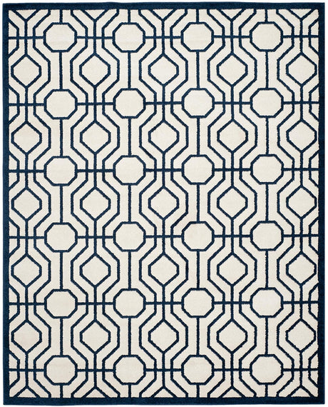 Safavieh Amherst Amt416M Ivory / Navy Rugs.