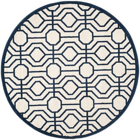 Safavieh Amherst Amt416M Ivory / Navy Rugs.