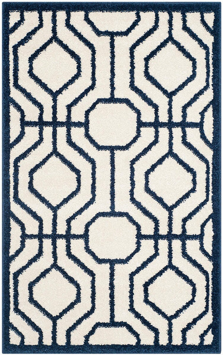 Safavieh Amherst Amt416M Ivory / Navy Rugs.
