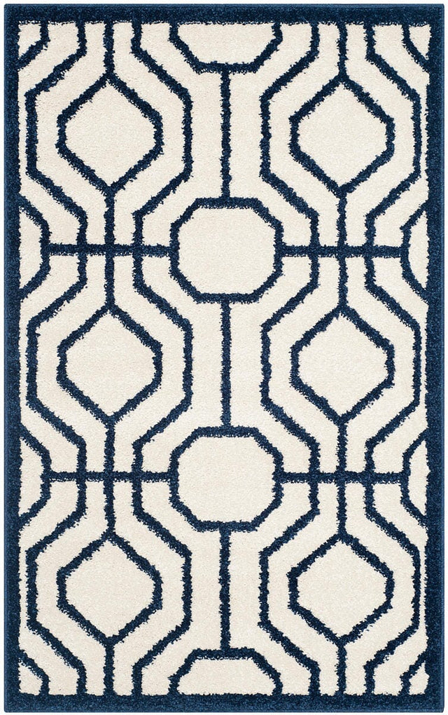 Safavieh Amherst Amt416M Ivory / Navy Rugs.