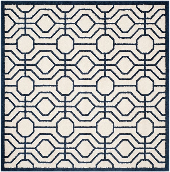 Safavieh Amherst Amt416M Ivory / Navy Rugs.