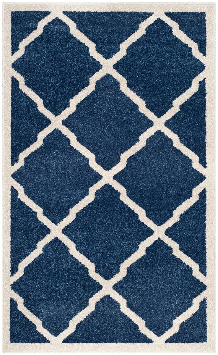 Safavieh Amherst Amt421P Navy / Beige Rugs.
