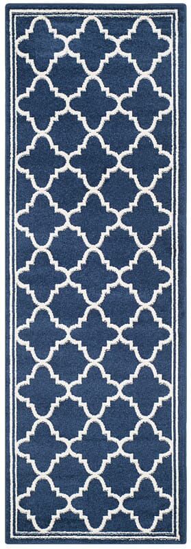 Safavieh Amherst Amt422P Navy / Beige Rugs.