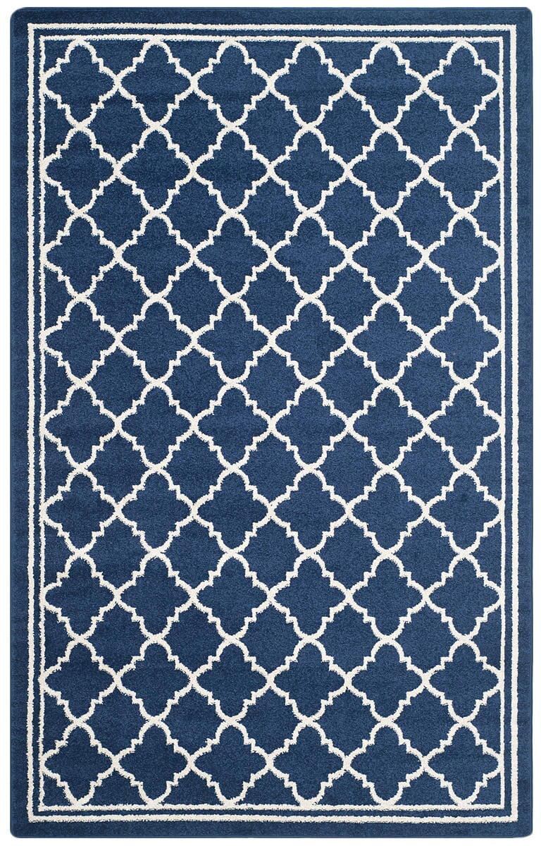 Safavieh Amherst Amt422P Navy / Beige Rugs.