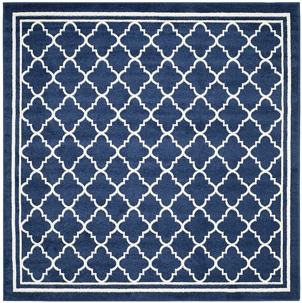 Safavieh Amherst Amt422P Navy / Beige Rugs.