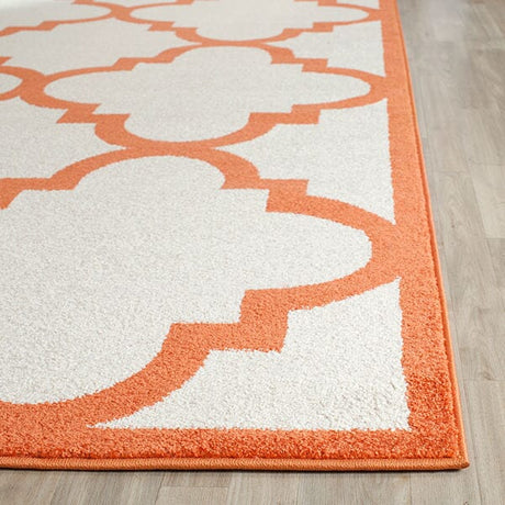 Safavieh Amherst Amt423F Beige / Orange Rugs.
