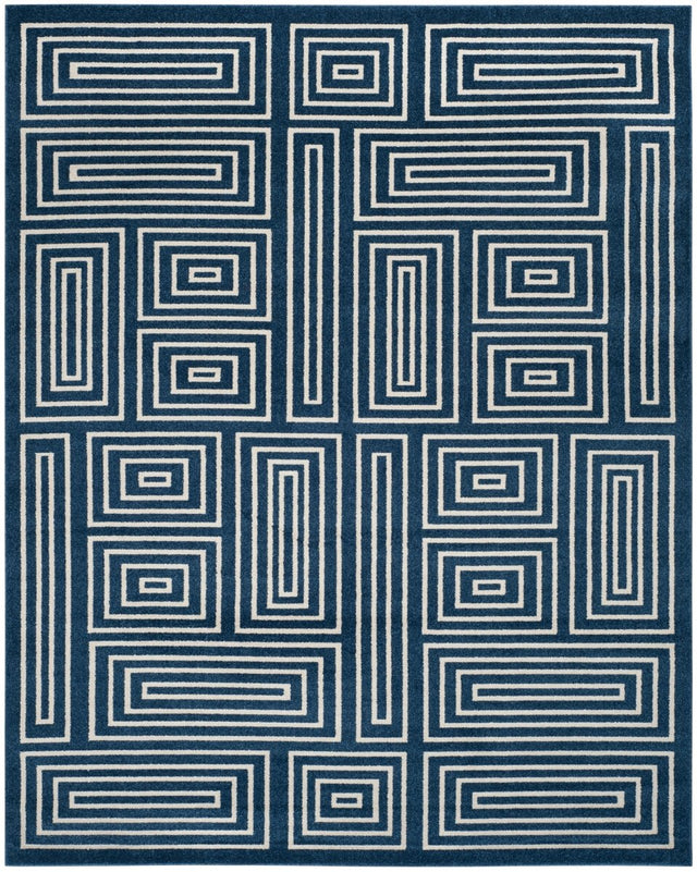 Safavieh Amherst Amt430P Navy/Ivory Rug.